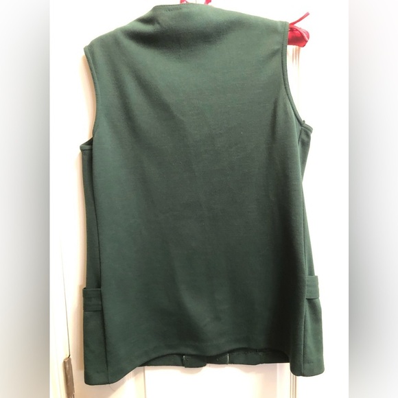 Vintage Dark Green Tunic Vest from Deere Park - Picture 7 of 7